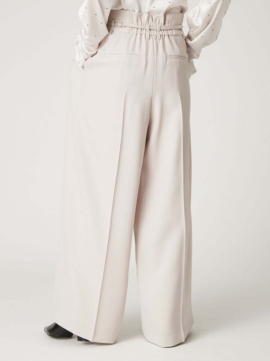ベルトセットハイウエストタックパンツ(ロングパンツ)｜パンツ｜FRAY