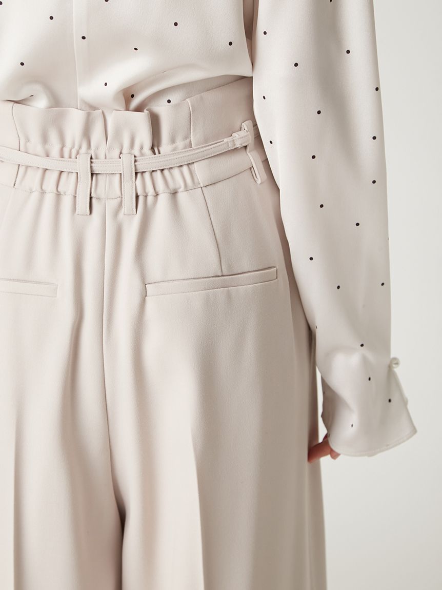 ベルトセットハイウエストタックパンツ(ロングパンツ)｜パンツ｜FRAY