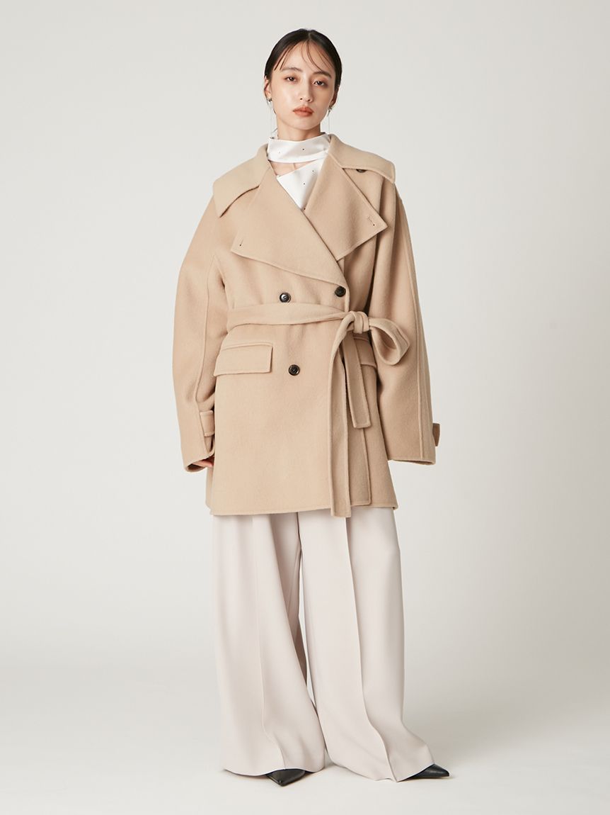 ベルトセットハイウエストタックパンツ(ロングパンツ)｜パンツ｜FRAY