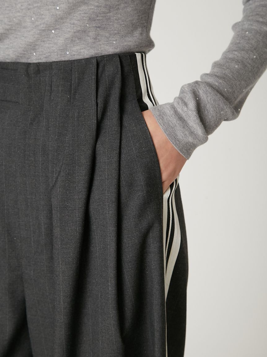 デザインタックワイドラインパンツ(ロングパンツ)｜パンツ｜FRAY I.D