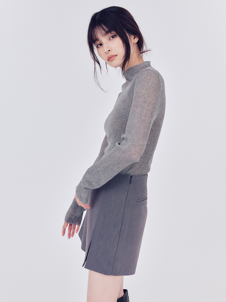 新品 FRAY I.D スリットスカショーパン フレイアイディー スリットスカショーパン ミニ スカート ショート