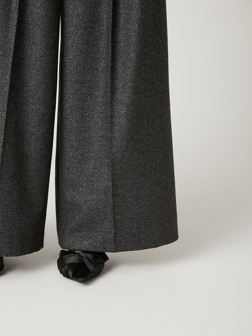 ハイウエストタックワイドパンツ(ロングパンツ)｜パンツ｜FRAY I.D