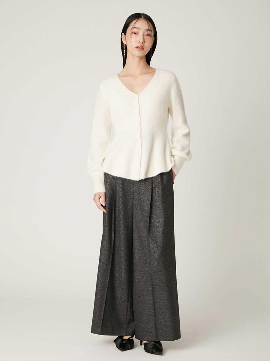 ハイウエストタックワイドパンツ(ロングパンツ)｜パンツ｜FRAY I.D