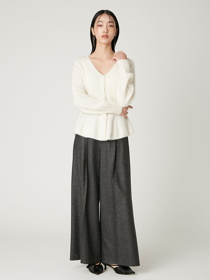 ハイウエストタックワイドパンツ(ロングパンツ)｜パンツ｜FRAY I.D