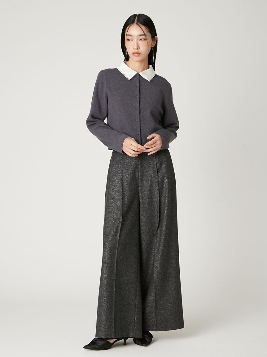 ハイウエストタックワイドパンツ(ロングパンツ)｜パンツ｜FRAY I.D