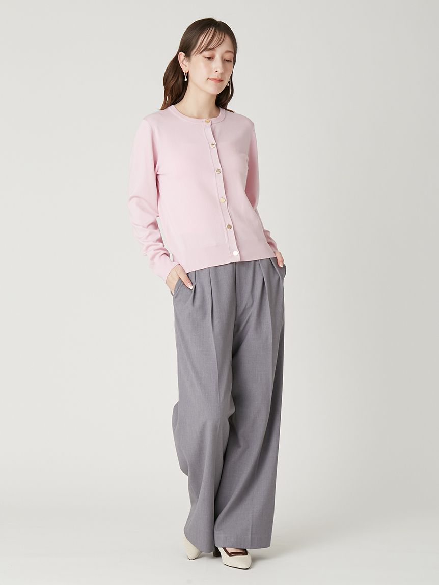 セミワイドストレートパンツ／ウォッシャブル(ロングパンツ)｜パンツ