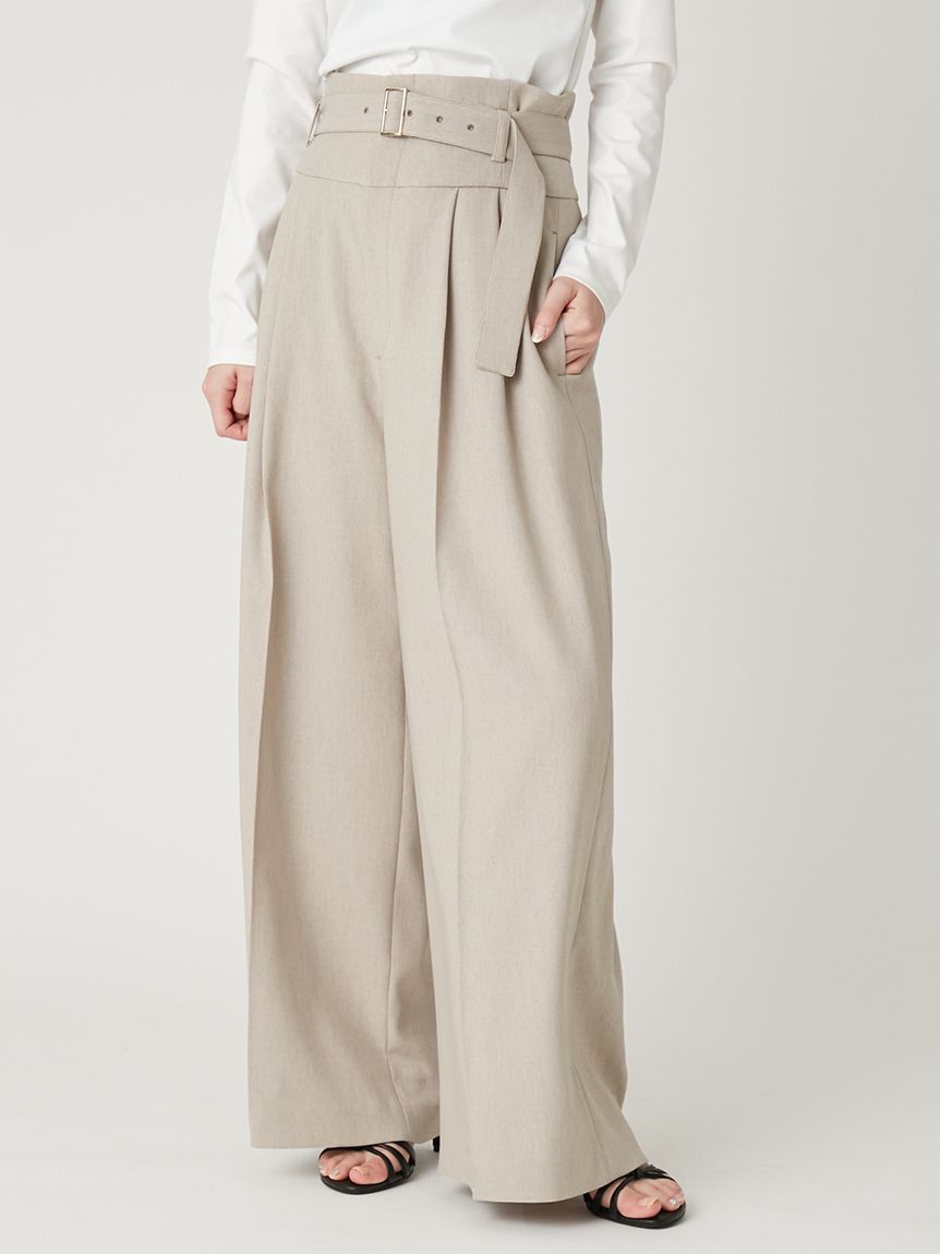 Saruwa2♡プロフ読んでねさん専用ダメージベルトパンツ ハイウエストベルトパンツ／UVカット(ロングパンツ)｜パンツ｜FRAY I.D