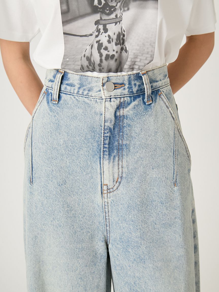 サイドラインワイドデニムパンツ(ロングパンツ)｜パンツ｜FRAY I.D