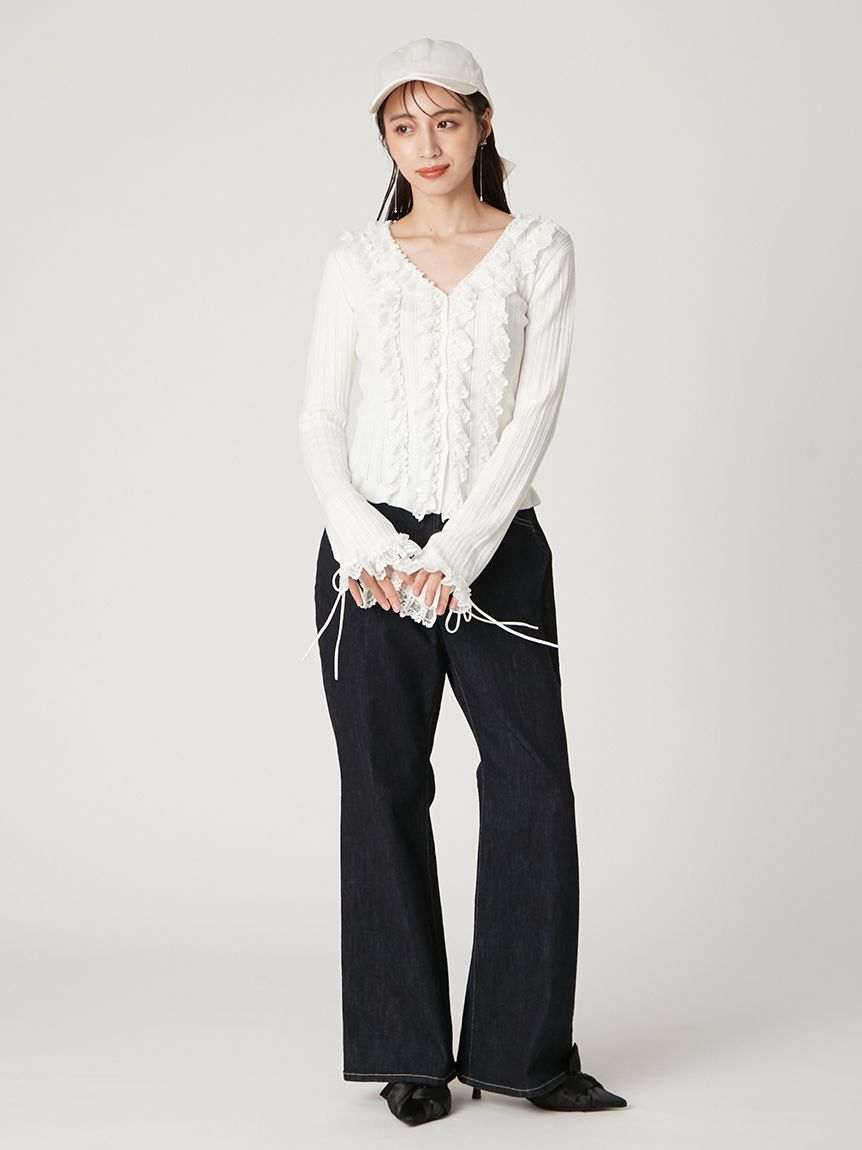 Lee× FRAY I.D】フレアパンツ(ワイドパンツ)｜パンツ｜FRAY I.D