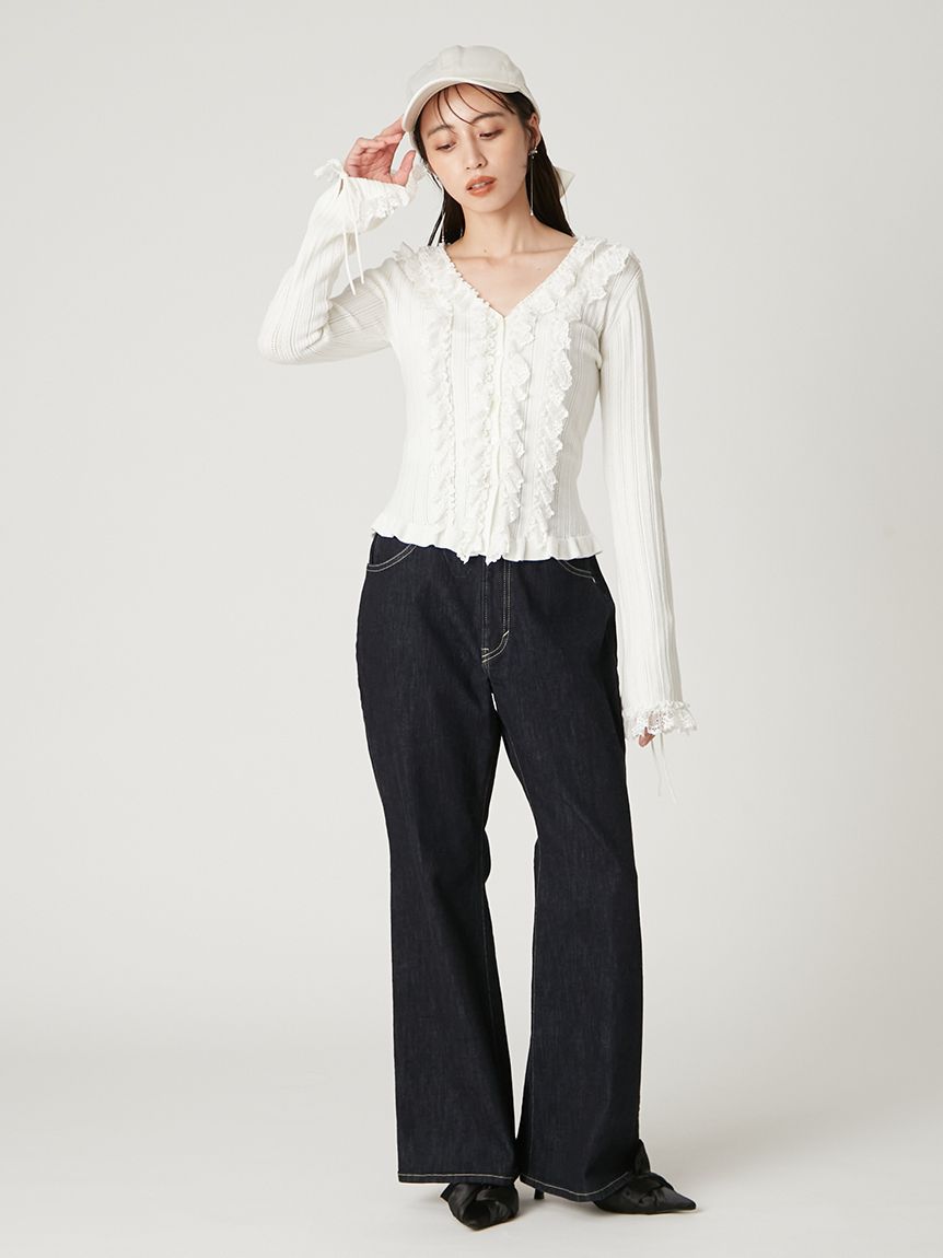 Lee× FRAY I.D】フレアパンツ(ワイドパンツ)｜パンツ｜FRAY I.D