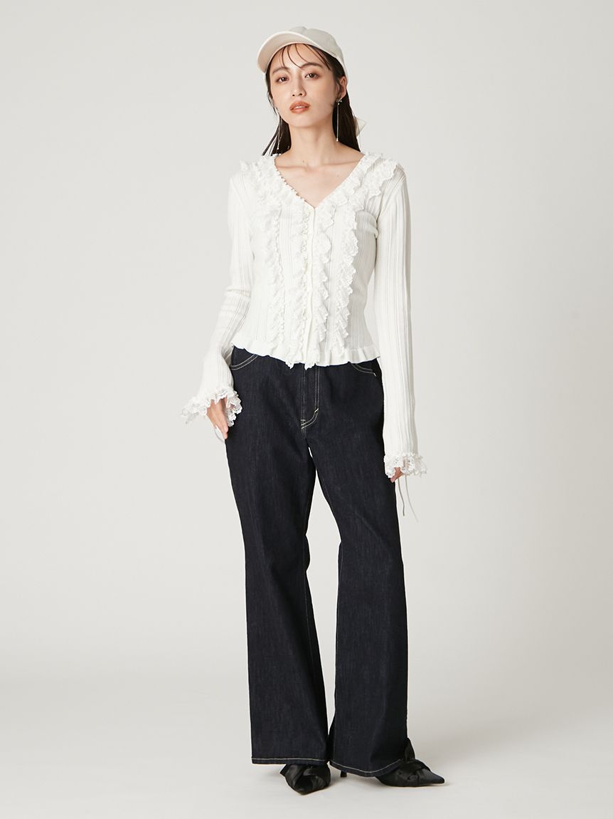 Lee× FRAY I.D】フレアパンツ(ワイドパンツ)｜パンツ｜FRAY I.D