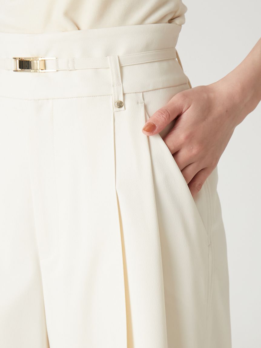 ベルトセットハイウエストタックパンツ(ロングパンツ)｜PANTS｜FRAY