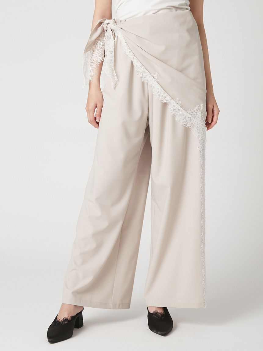 スカーフセットレーストリミングパンツ(ロングパンツ)｜PANTS｜FRAY