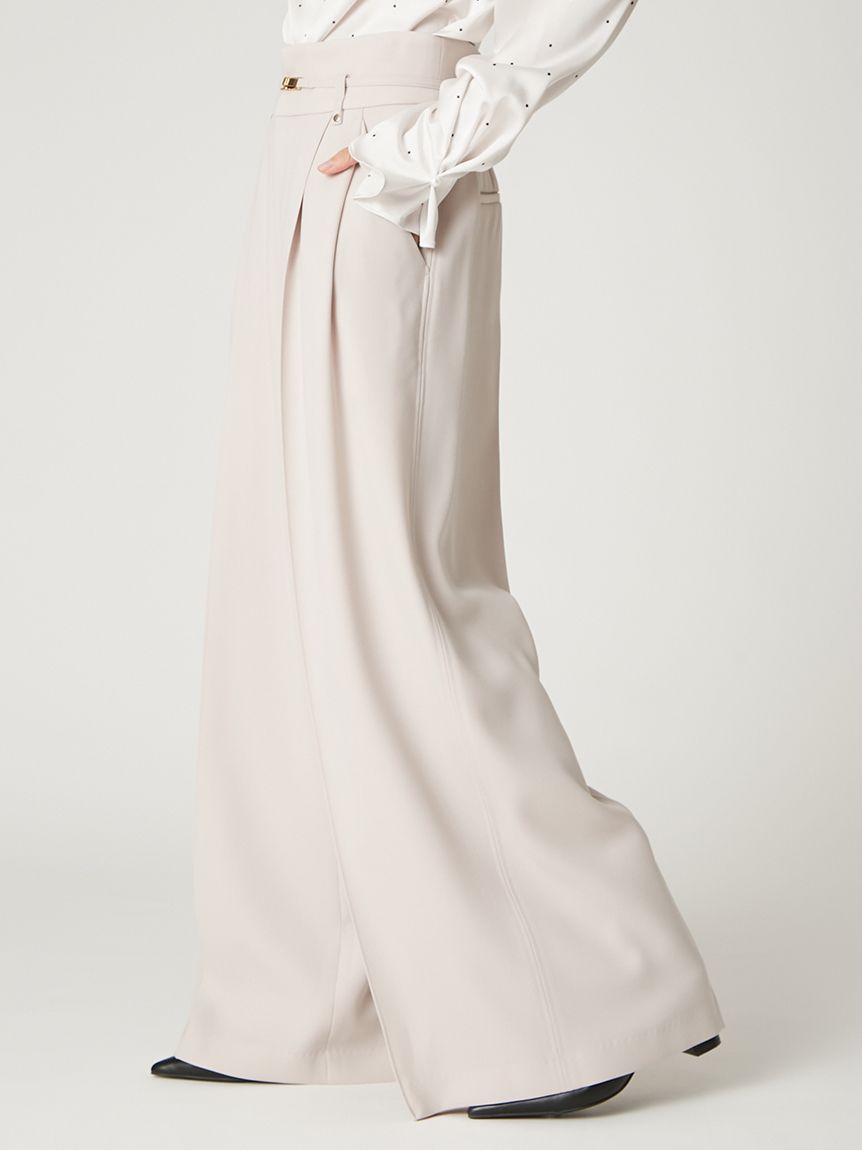 ベルトセットハイウエストタックパンツ(ロングパンツ)｜PANTS｜FRAY