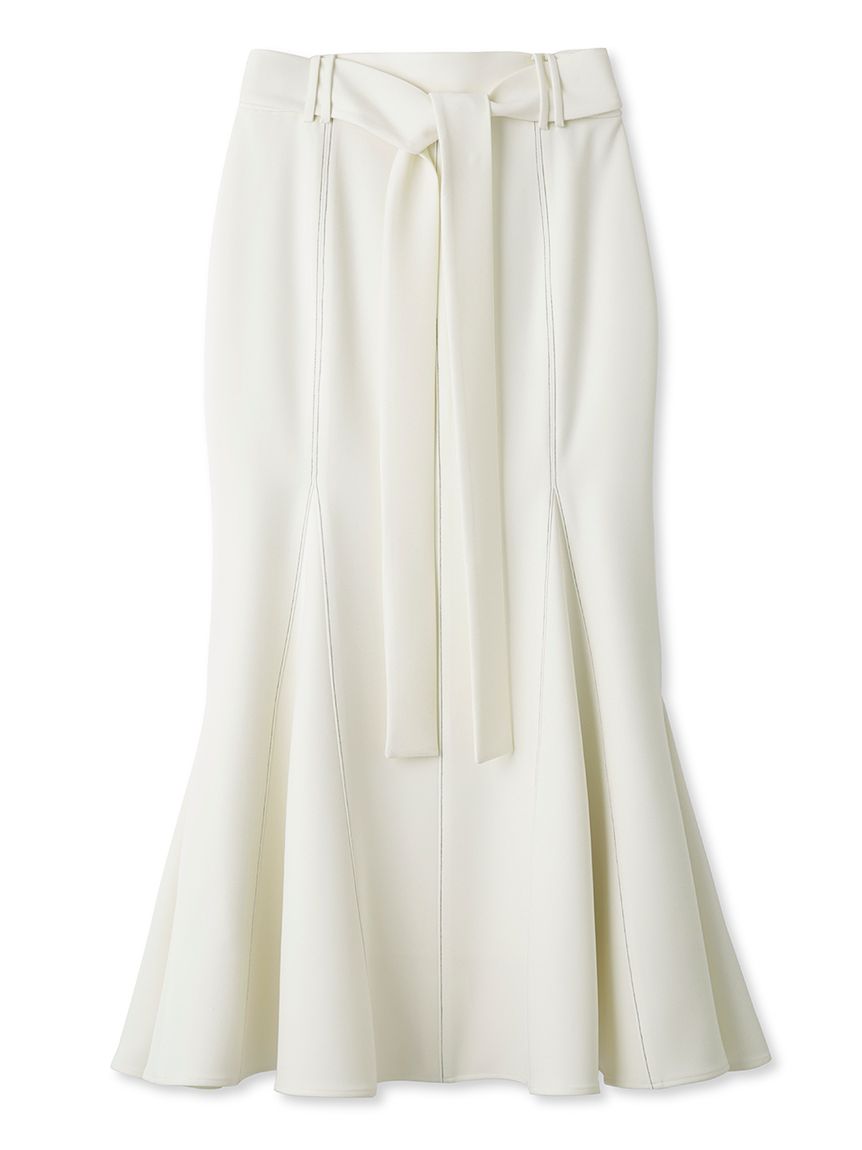 バイカラーステッチマーメイドスカート(ロングスカート)｜スカート  