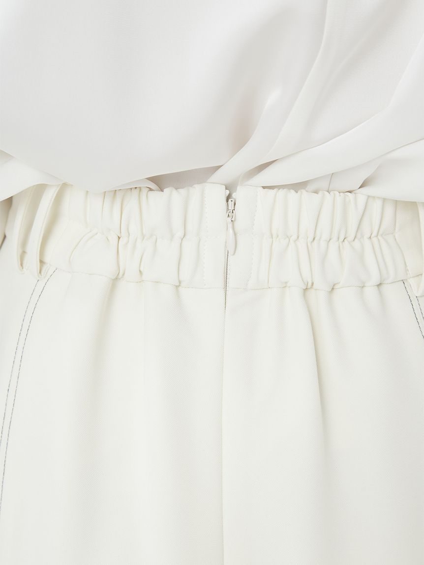 バイカラーステッチマーメイドスカート(ロングスカート)｜スカート  