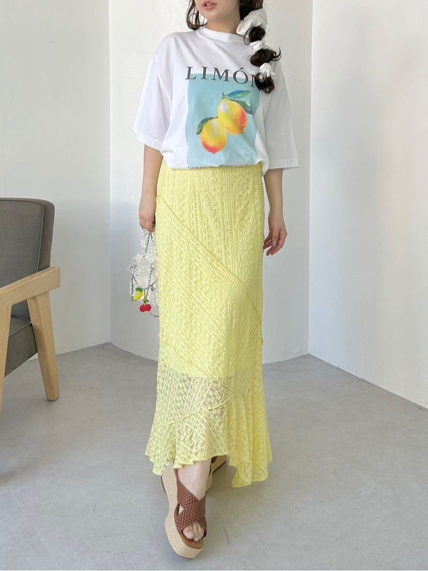 セザンヌ レース ミディ丈 ロング スカート SEZANE(セザンヌ) スカート(レディース) - 海外通販のBUYMA
