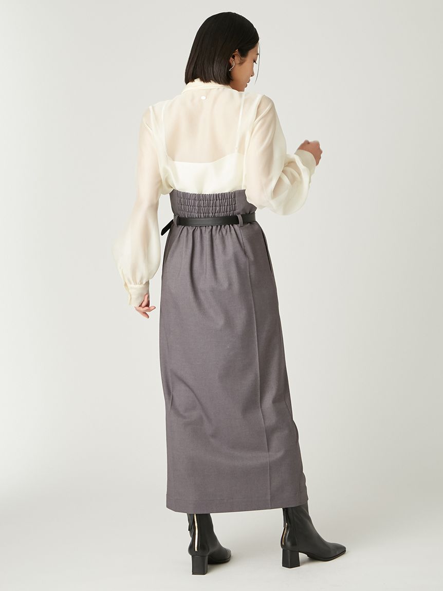 スカート sui 23区 - 23区 ストライプ スカート size36/黒 □◇ レディースの