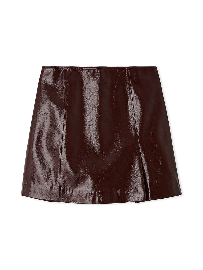 レザーライクアシメタックミニスカート(ミニスカート)｜スカート｜FRAY