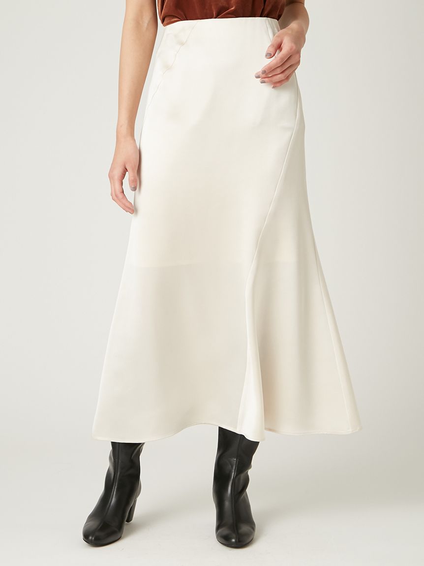 FRAY I.D フレイ アイディー サテンナロースカート IVR 0サイズ サテンナロースカート(ロングスカート)｜スカート｜FRAY I.D