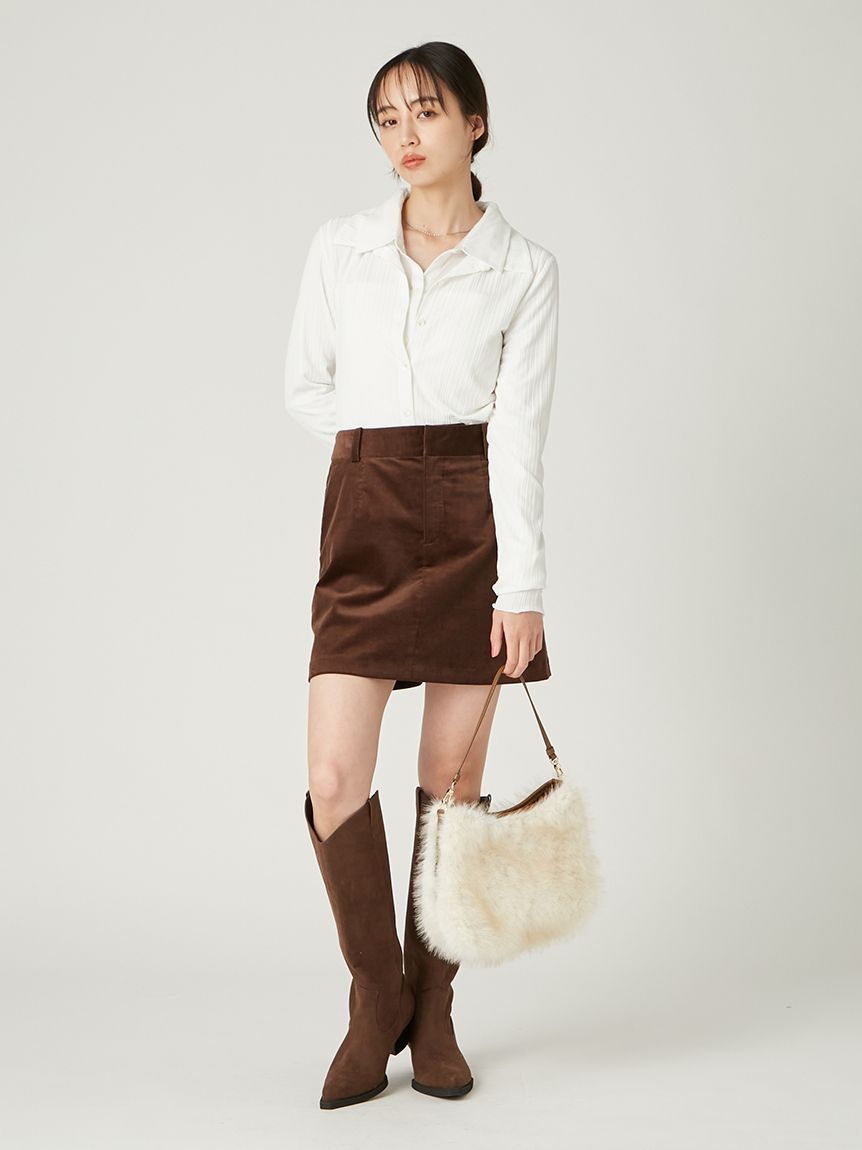 DT★Max Mara★brigitte プリントミニスカート pretty_bas2-510103