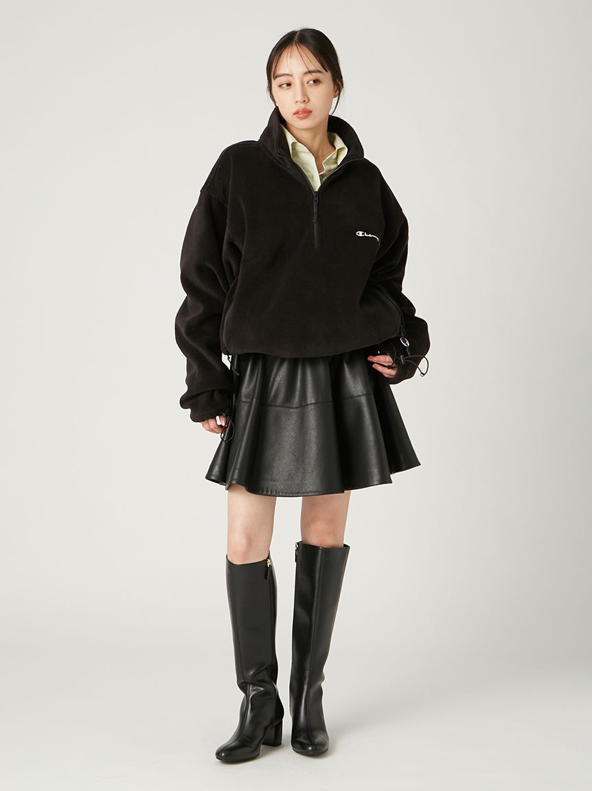 今期新作⭐︎FRAY I.D ラップデザインミニスカート チャコールグレー フレイ アイディー FRAY I.D ラップデザインミニスカパン （BEG