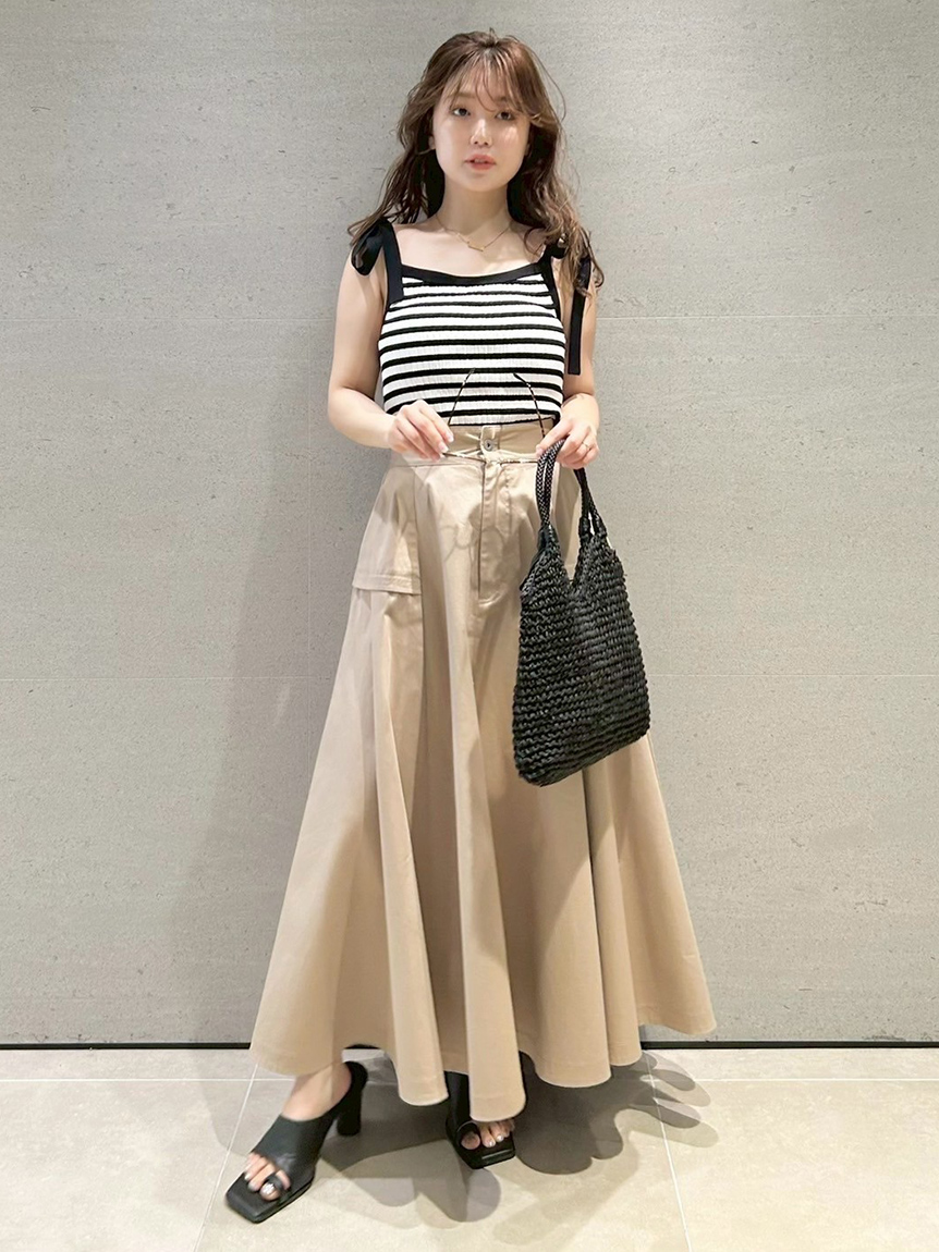 【FRAY I.D｜Dickies】チノフレアスカート FRAY I.D｜Dickies】チノフレアスカート（スカート）｜FRAY I.D