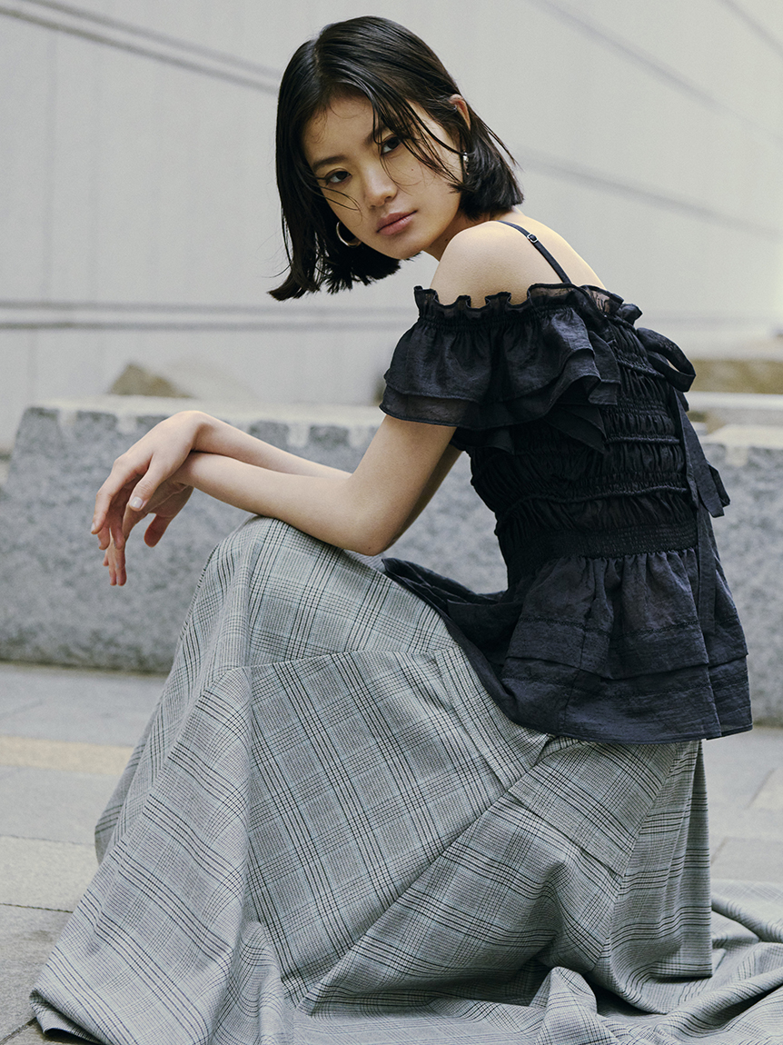 FRAY I.D｜Dickies】チノフレアスカート(ロングスカート