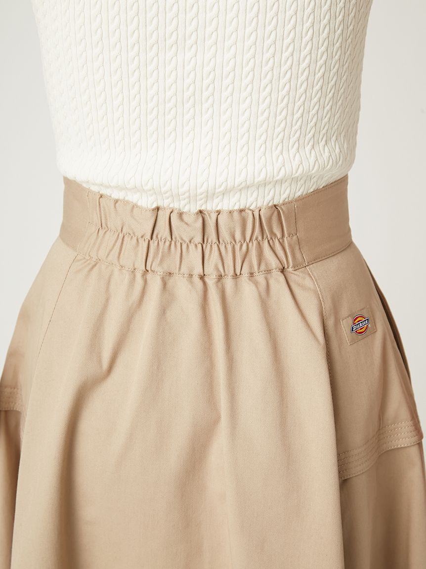 【FRAY I.D｜Dickies】チノフレアスカート FRAY I.D｜Dickies】チノフレアスカート（マキシ丈/ロング