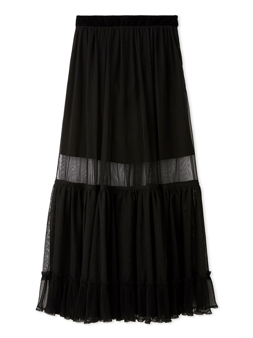 プリーツヘムチュールスカート(ロングスカート)｜スカート｜FRAY I.D
