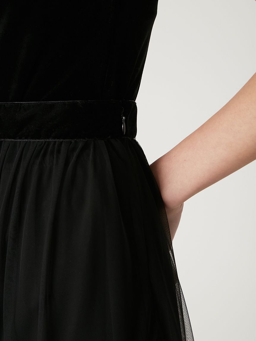プリーツヘムチュールスカート(ロングスカート)｜スカート｜FRAY I.D