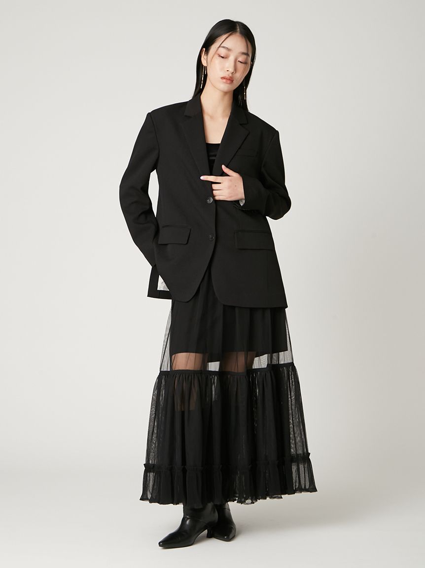プリーツヘムチュールスカート(ロングスカート)｜スカート｜FRAY I.D