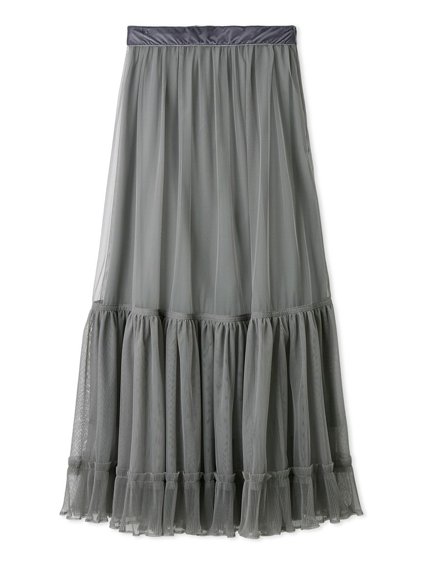 プリーツヘムチュールスカート(ロングスカート)｜スカート｜FRAY I.D
