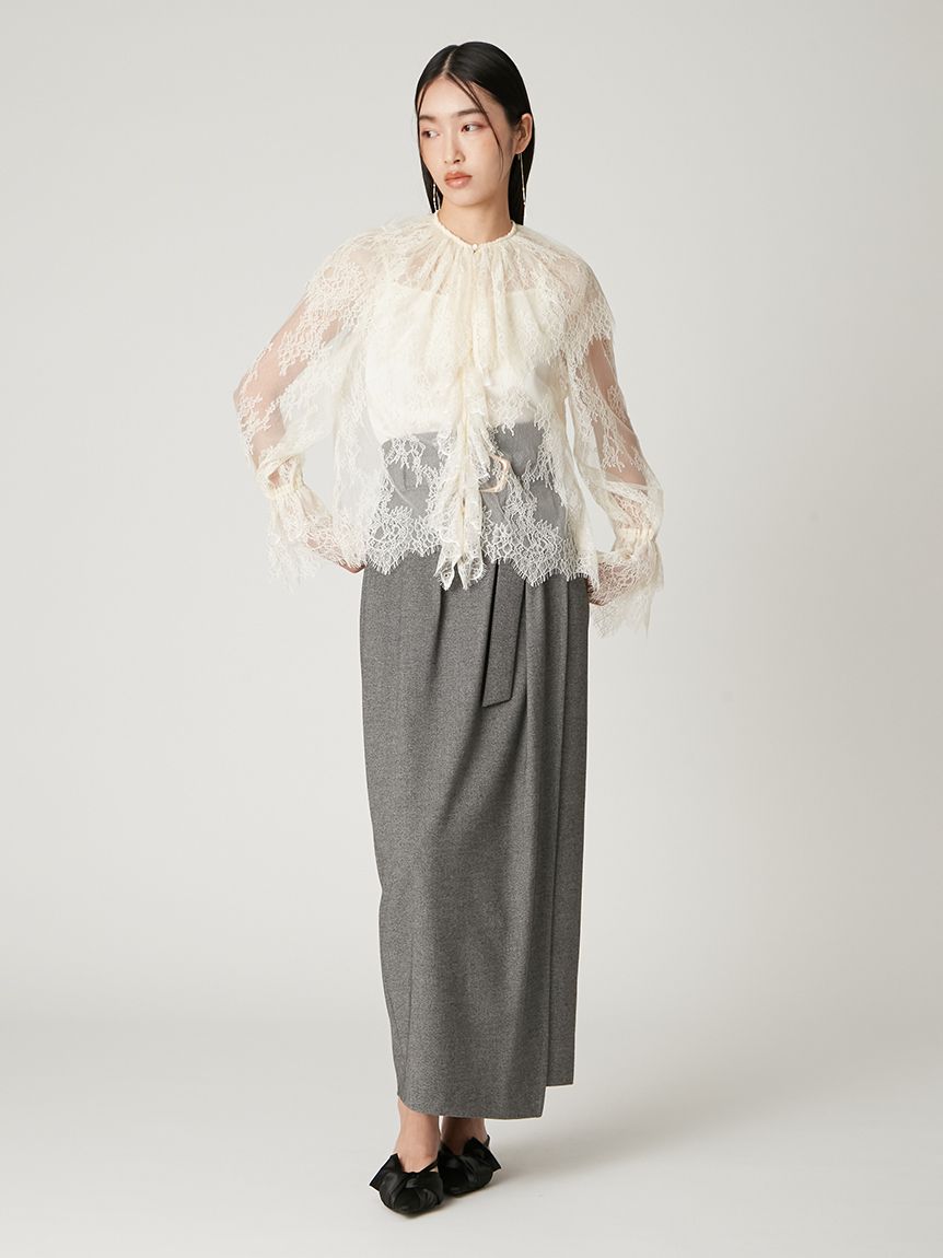 ハイウエストタックデザインスカート(ロングスカート)｜スカート｜FRAY