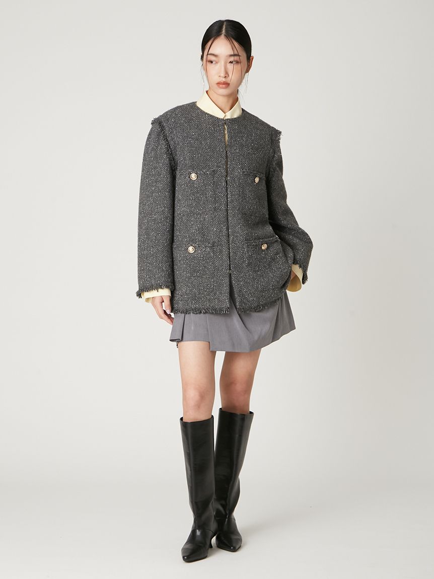 ドレープミニラップスカート(ミニスカート)｜スカート｜FRAY I.D