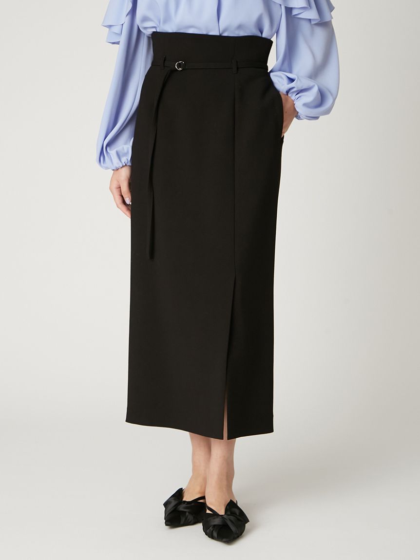 細ベルト付タイトストレートスカート(ロングスカート)｜スカート｜FRAY