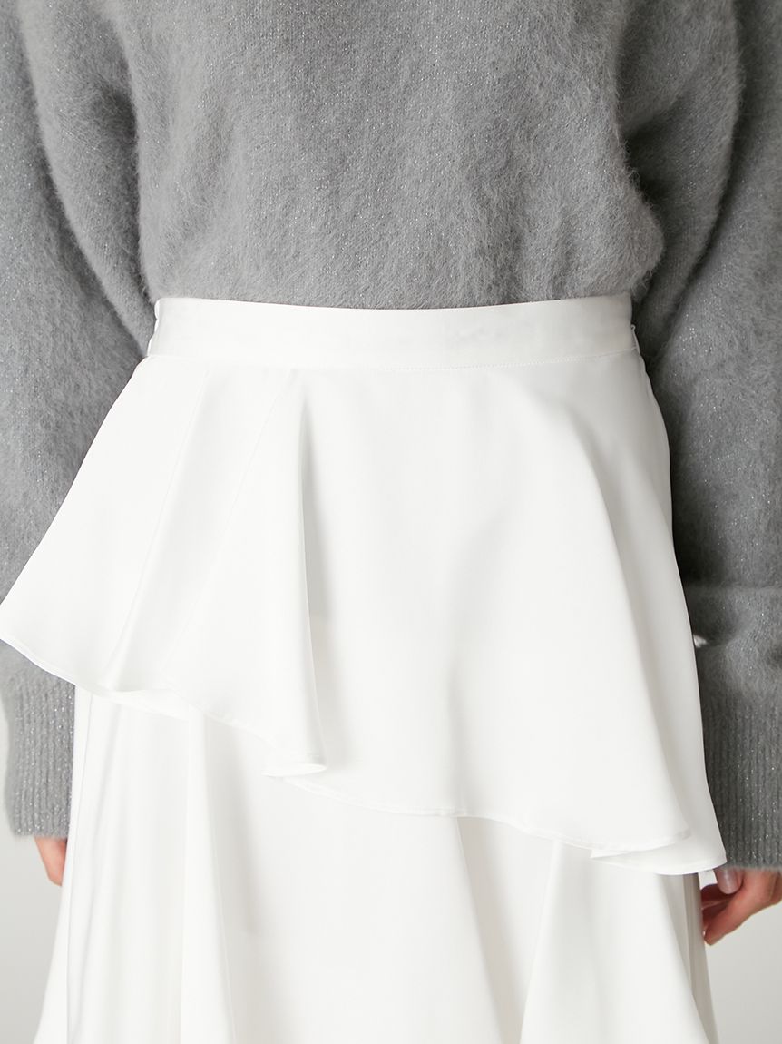 サテンランダムティアードスカート(ロングスカート)｜スカート｜FRAY