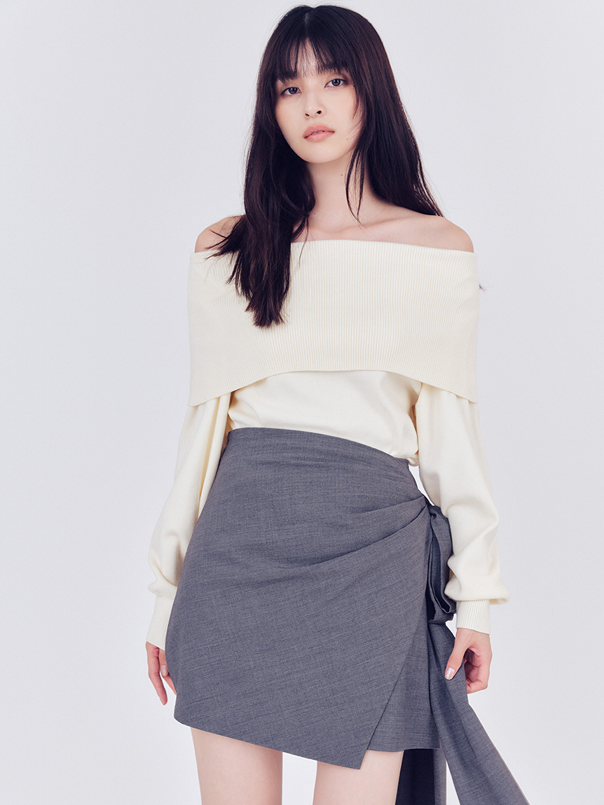 ボリュームリボンタフタミニスカート(ミニスカート)｜スカート｜FRAY