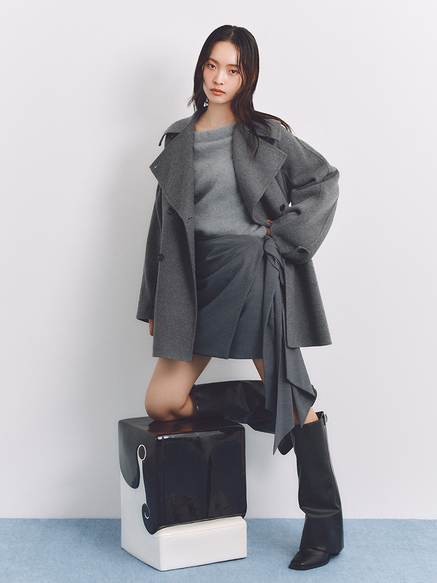 ボリュームリボンタフタミニスカート(ミニスカート)｜スカート｜FRAY