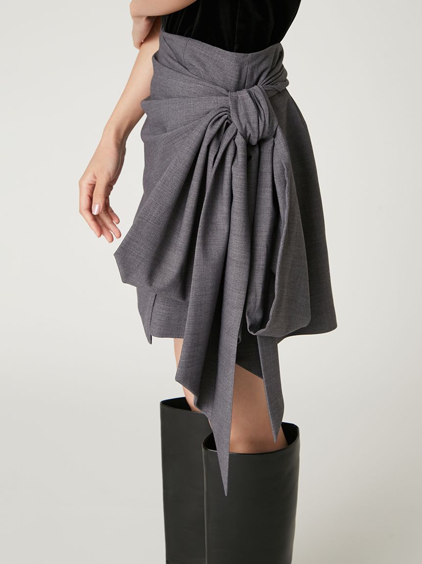 ボリュームリボンタフタミニスカート(ミニスカート)｜スカート｜FRAY