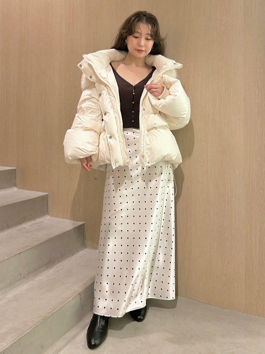 ハイウエストサテンナロースカート(ロングスカート)｜スカート｜FRAY