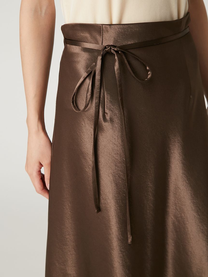 ハイウエストサテンナロースカート(ロングスカート)｜スカート｜FRAY
