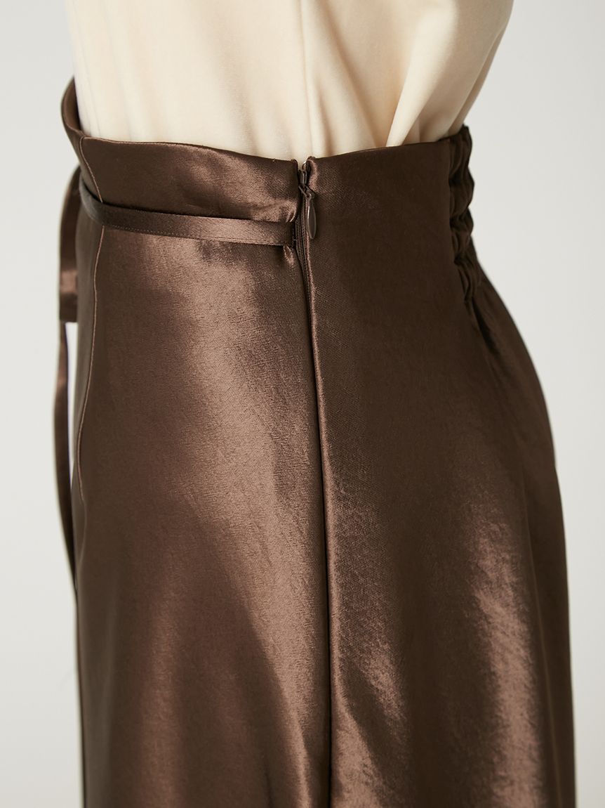 ハイウエストサテンナロースカート(ロングスカート)｜スカート｜FRAY