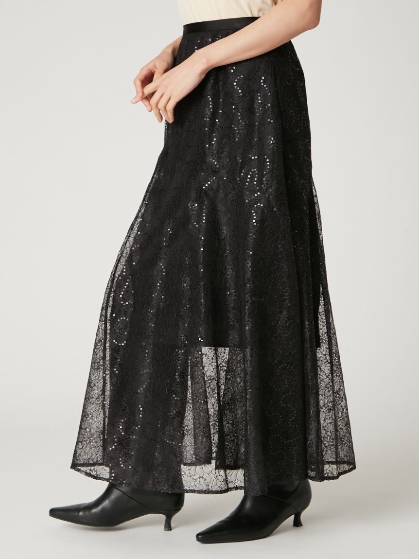 レースフレアスカート(ロングスカート)｜スカート｜FRAY I.D（フレイ