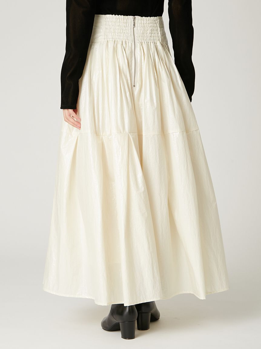プリーツティアードタフタスカート(ロングスカート)｜スカート｜FRAY
