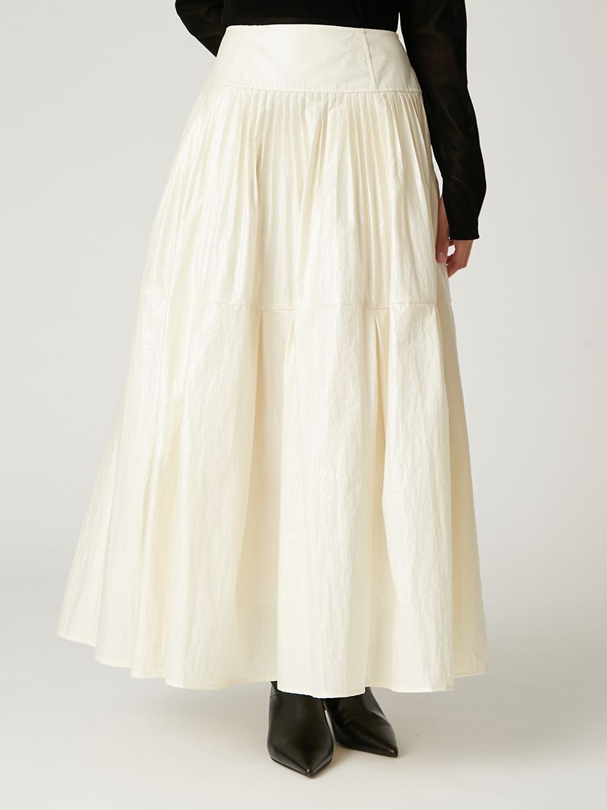 プリーツティアードタフタスカート(ロングスカート)｜スカート｜FRAY