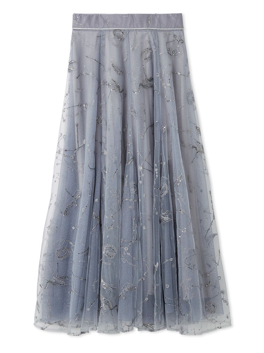 エトワールエンブロイダリーチュールスカート(ロングスカート