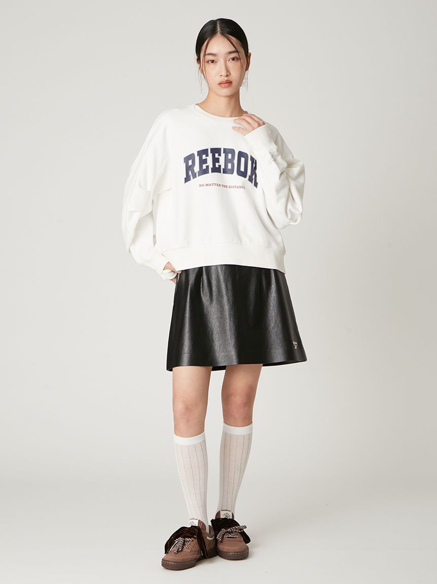 Reebok× FRAY I.D】サイドパイピングミニスカート(ミニスカート