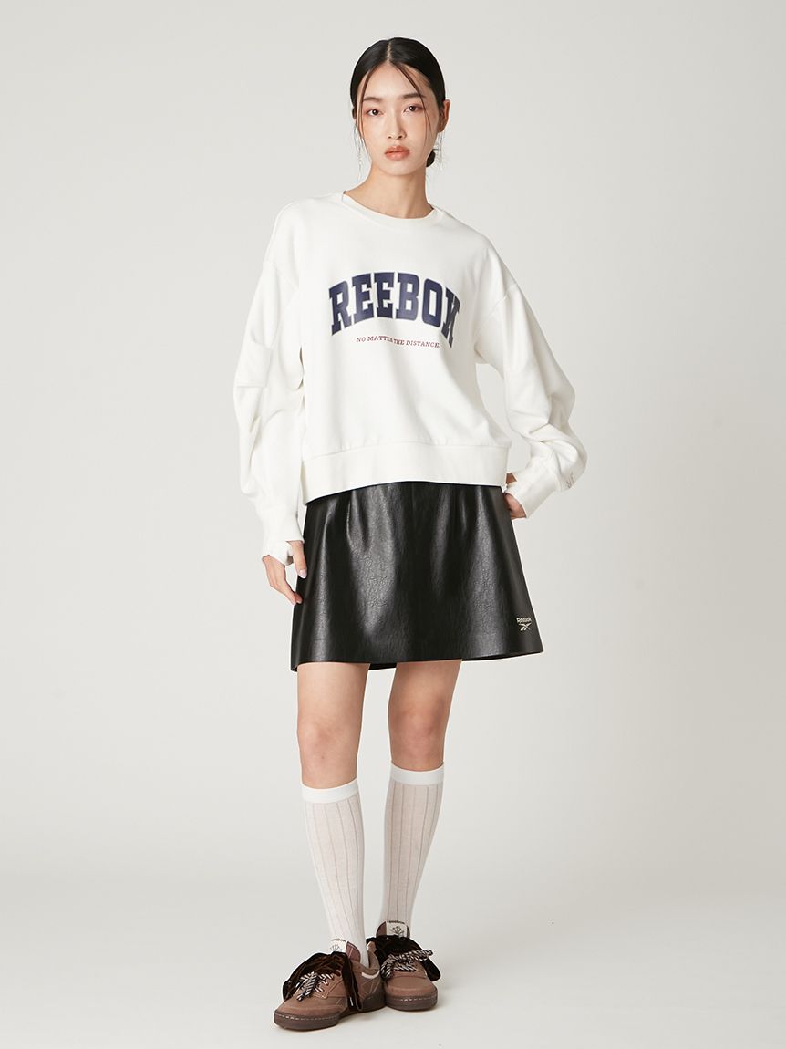 Reebok× FRAY I.D】サイドパイピングミニスカート(ミニスカート