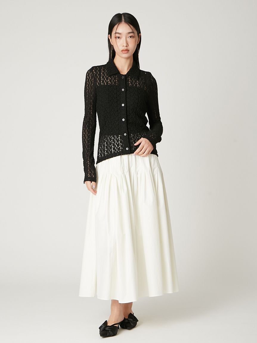 イレギュラータックフレアスカート(ロングスカート)｜スカート｜FRAY